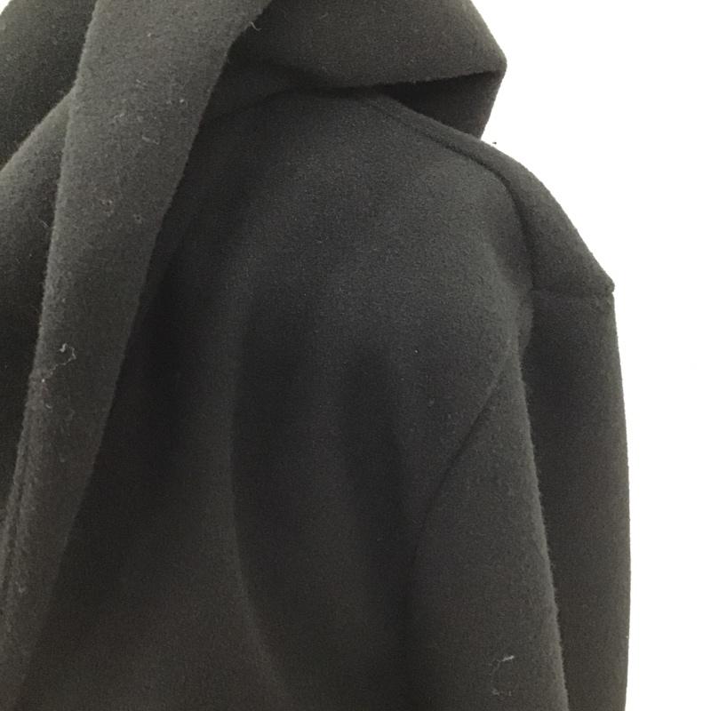 ザラ ZARA コート コート一般 ロングコート ロングジャケット カラージャケット アウター ダッフルコート M 無地 黒 / ブラック / レディース USED 古着 中古 10104107