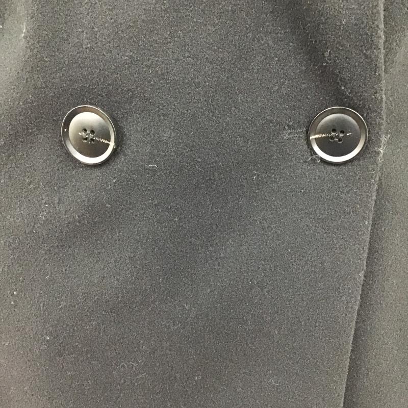 ザラ ZARA コート コート一般 ロングコート ロングジャケット カラージャケット アウター ダッフルコート M 無地 黒 / ブラック / レディース USED 古着 中古 10104107