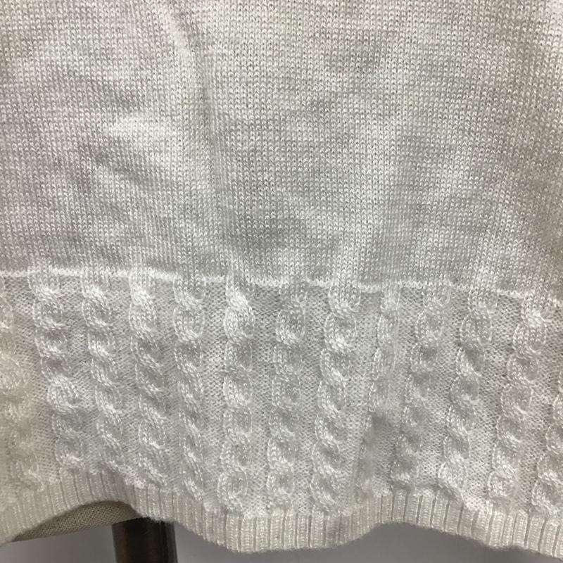 ブルックス ブラザーズ BROOKS BROTHERS ニット、セーター 長袖 S 無地 白 / ホワイト / レディース USED 古着 中古 10104109