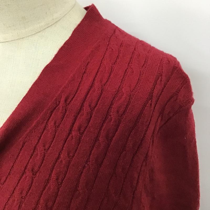 ブルックス ブラザーズ BROOKS BROTHERS ニット、セーター 長袖 S 無地 赤 / レッド / レディース USED 古着 中古 10104111