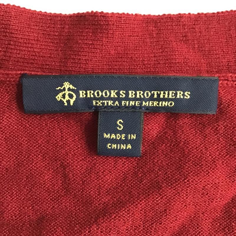 ブルックス ブラザーズ BROOKS BROTHERS ニット、セーター 長袖 S 無地 赤 / レッド / レディース USED 古着 中古 10104111