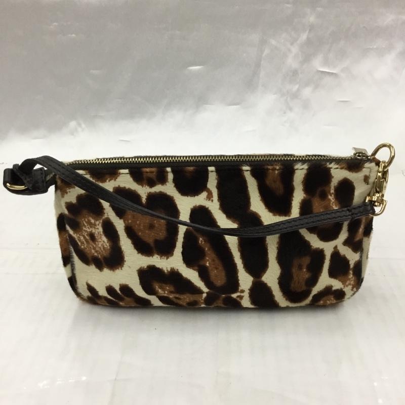 ジミーチュウ JIMMY CHOO ハンドバッグ ハンドバッグ ハラコ 箱有 ロゴ アニマル柄 茶 / ブラウン / X ベージュ / ベージュ / レディース USED 古着 中古 10104120