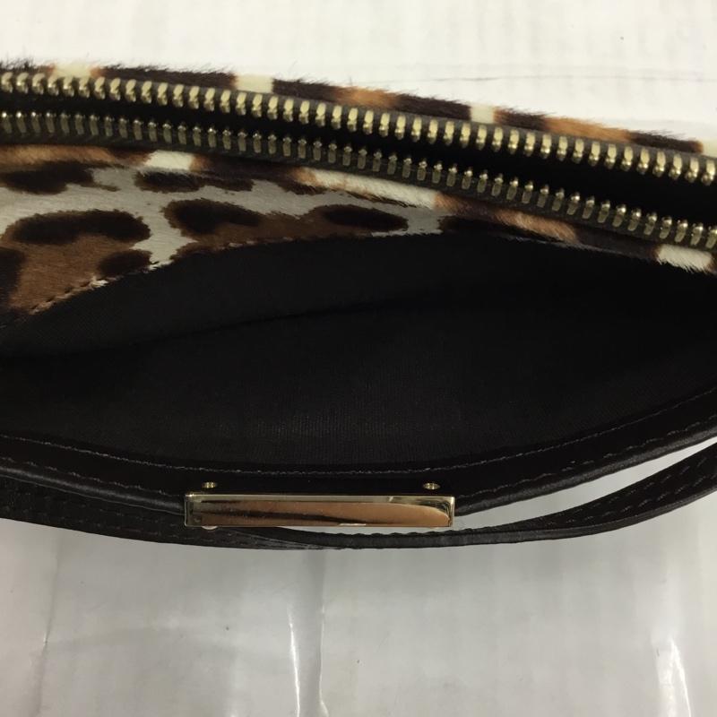 ジミーチュウ JIMMY CHOO ハンドバッグ ハンドバッグ ハラコ 箱有 ロゴ アニマル柄 茶 / ブラウン / X ベージュ / ベージュ / レディース USED 古着 中古 10104120