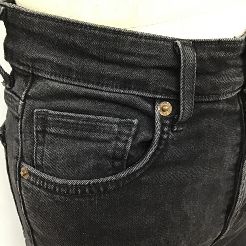 ザラ ZARA パンツ デニム、ジーンズ デニムパンツ スリムパンツ ストレッチパンツ ジーンズ 36 無地 黒 / ブラック /  レディース USED 古着 中古 10104122