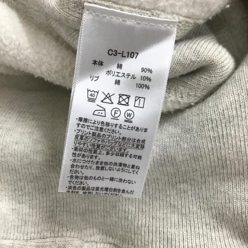チャンピオン Champion パーカー 長袖 C3-L107 リバースウィーブスウェットパーカー 長袖パーカー スウェット M ロゴ、文字 灰 / グレー / メンズ USED 古着 中古 10104125