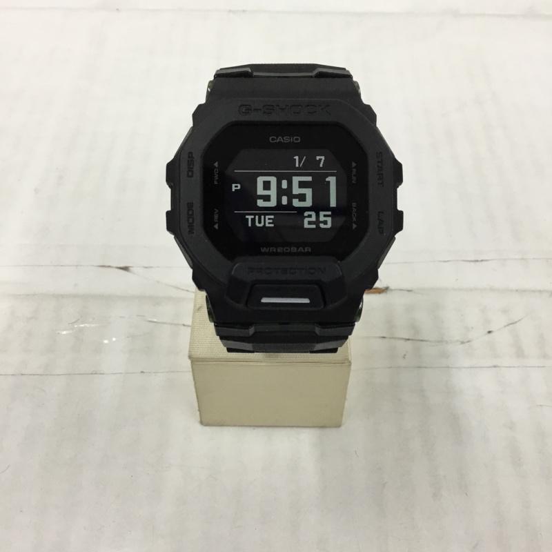 ジーショック G-SHOCK 腕時計 デジタル GBD-200UU Bluetooth 箱有 ロゴ、文字 黒 / ブラック / メンズ USED 古着 中古 10104138
