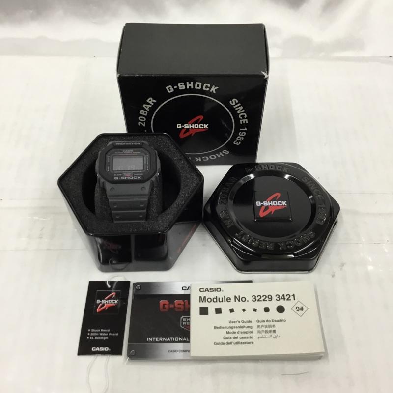 ジーショック G-SHOCK 腕時計 デジタル DW-5610SU-8DR 箱有 ロゴ、文字 灰 / グレー / メンズ USED 古着 中古 10104142