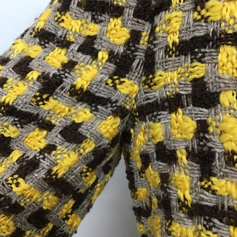 ザラ ZARA ジャケット、上着 ジャケット、ブレザー ロングジャケット カジュアルジャケット アウター ロングコート XS 総柄 X チェック 茶 / ブラウン / X 黄 / イエロー / X ベージュ / ベージュ / レディース USED 古着 中古 10104146