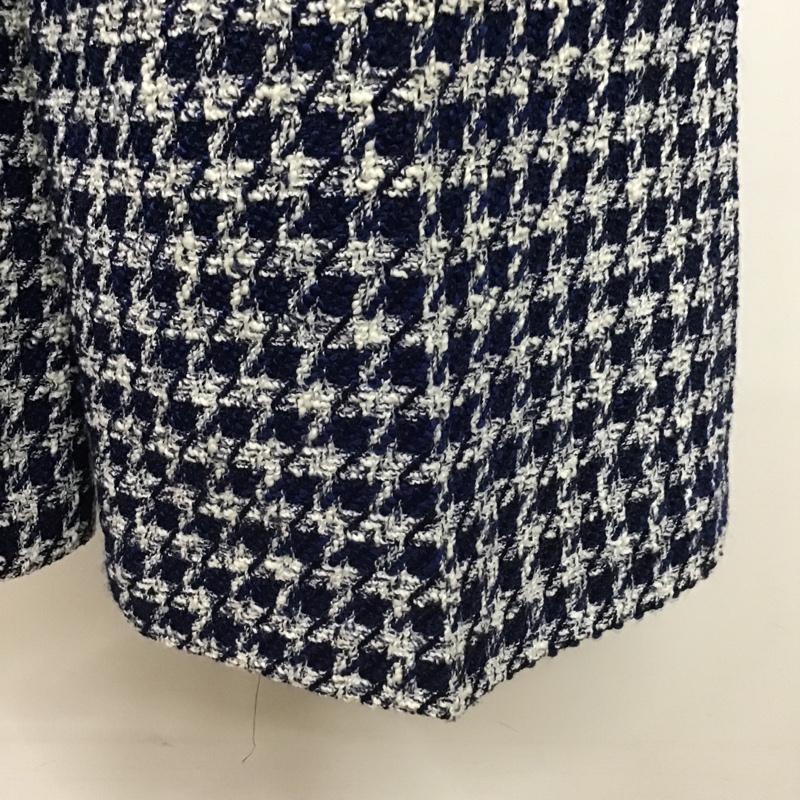 ザラ ZARA ボトムス ボトムス ワイドパンツ カジュアルパンツ ガチョウパンツ XS チェック 白 / ホワイト / X 青 / ブルー /  レディース USED 古着 中古 10104147