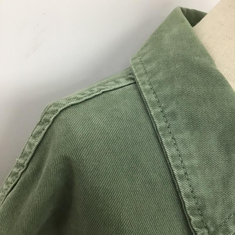 ザラ ZARA ジャケット、上着 ジャケット、ブレザー ミリタリージャケット カジュアルジャケット 前ボタンジャケット カラージャケット XS 無地 カーキ / カーキ / レディース USED 古着 中古 10104148