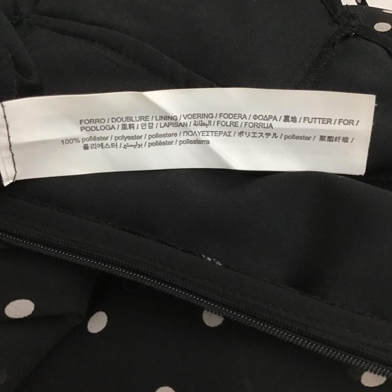 ザラ ZARA ワンピース ロングスカート ロングワンピース ノースリーブワンピース フレアスカート キャミワンピース XS ドット 白 / ホワイト / X 黒 / ブラック / レディース USED 古着 中古 10104151