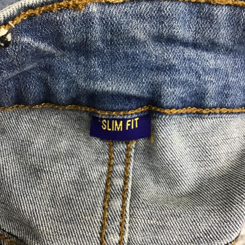 ラルフローレン RALPHLAUREN スカート ひざ丈スカート 26インチ 無地 インディゴ / インディゴ / レディース USED 古着 中古 10104174