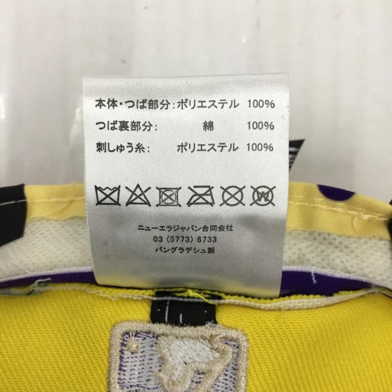 ニューエラ NEW ERA 帽子 キャップ 59FIFTY 58.7cm NY MLB ICY POP ロゴ、文字 黄 / イエロー / メンズ USED 古着 中古 10104183