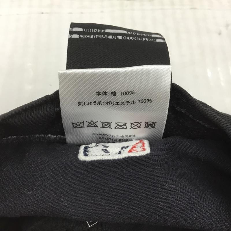 ニューエラ NEW ERA 帽子 ハット NY ニューヨーク ヤンキース バケットハット ロゴ、文字 紺 / ネイビー / メンズ USED 古着 中古 10104194