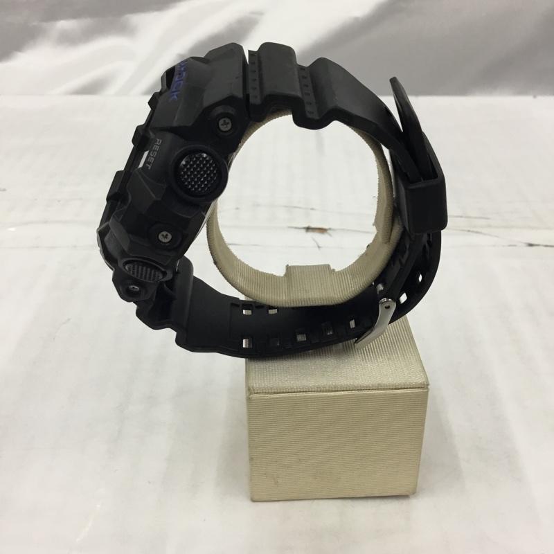 ジーショック G-SHOCK 腕時計 アナログ(クォーツ式) GA-710 ロゴ、文字 黒 / ブラック / X 青 / ブルー / メンズ USED 古着 中古 10104200