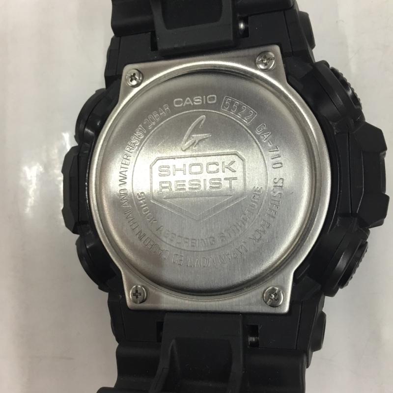 ジーショック G-SHOCK 腕時計 アナログ(クォーツ式) GA-710 ロゴ、文字 黒 / ブラック / X 青 / ブルー / メンズ USED 古着 中古 10104200