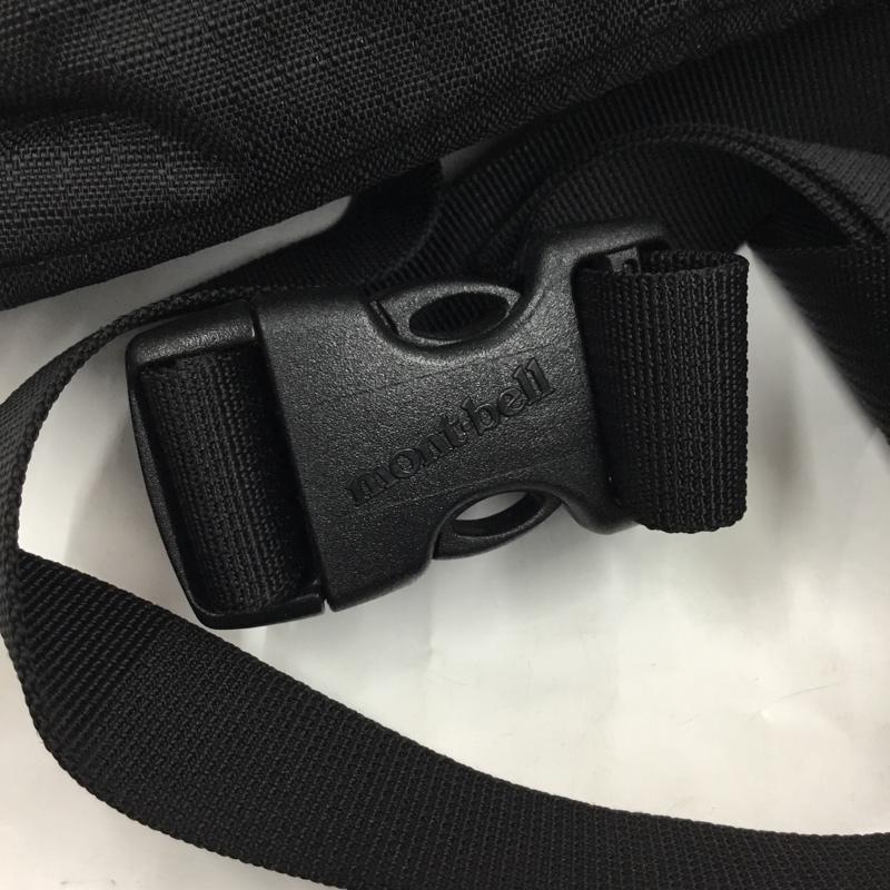 モンベル mont-bell ウエストバッグ ウエストバッグ ウエストポーチ ロゴ、文字 黒 / ブラック / メンズ USED 古着 中古 10104206