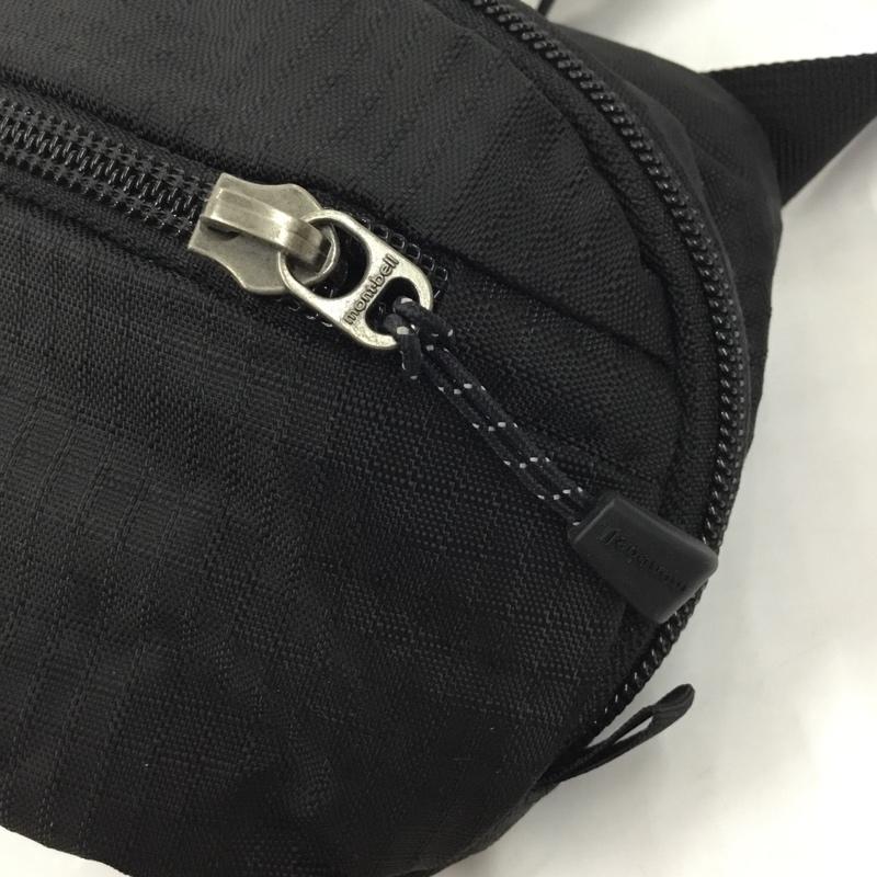 モンベル mont-bell ウエストバッグ ウエストバッグ ウエストポーチ ロゴ、文字 黒 / ブラック / メンズ USED 古着 中古 10104206