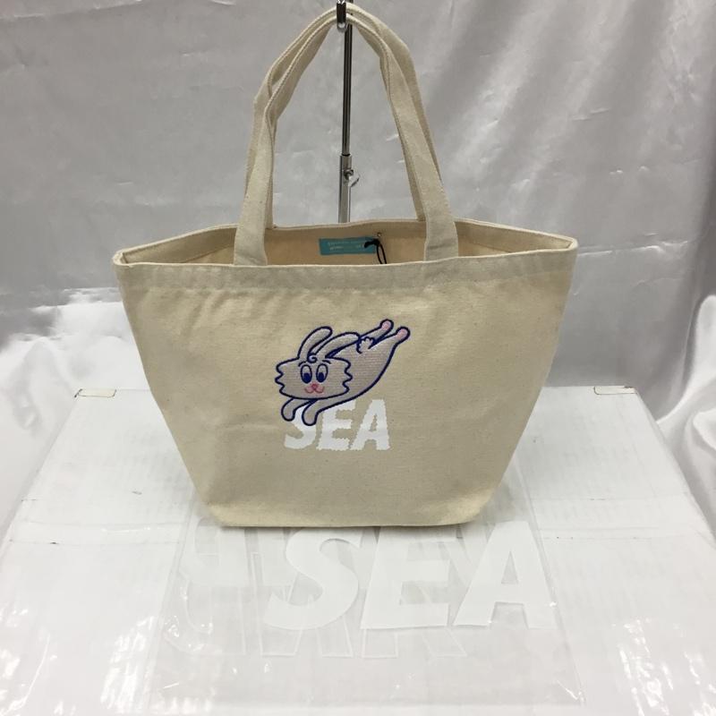 ウィンダンシー WIND AND SEA ハンドバッグ ハンドバッグ Thunder Bunny トートバッグ キャンパス FREE キャラクター アイボリー / アイボリー / メンズ USED 古着 中古 10104209