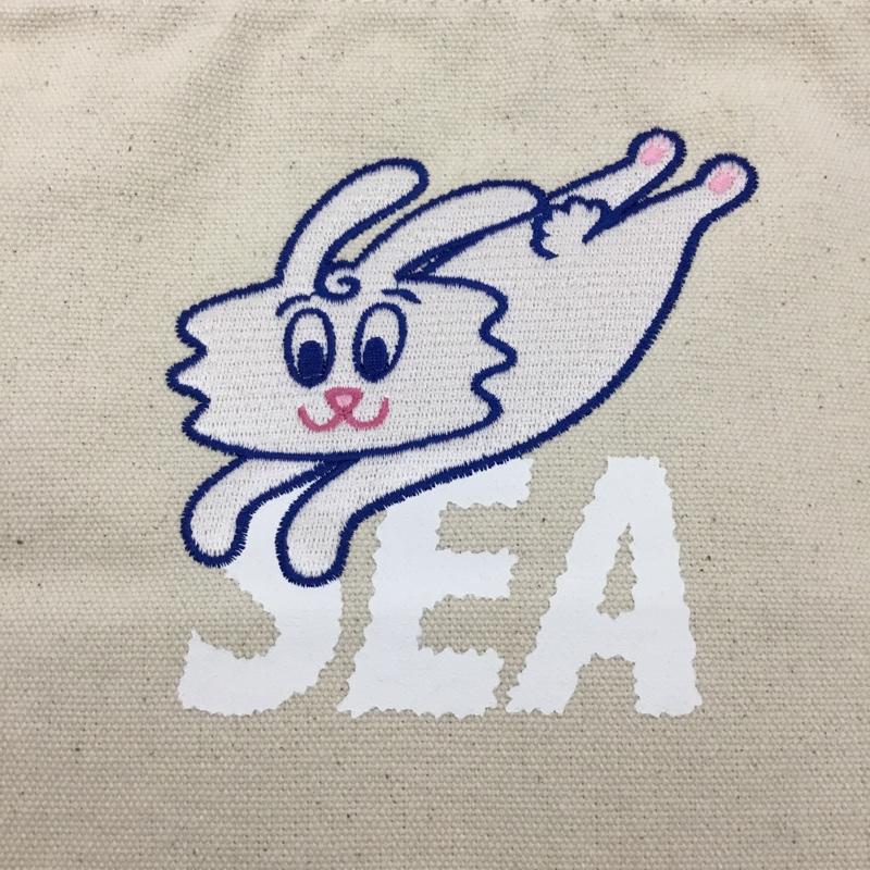 ウィンダンシー WIND AND SEA ハンドバッグ ハンドバッグ Thunder Bunny トートバッグ キャンパス FREE キャラクター アイボリー / アイボリー / メンズ USED 古着 中古 10104209