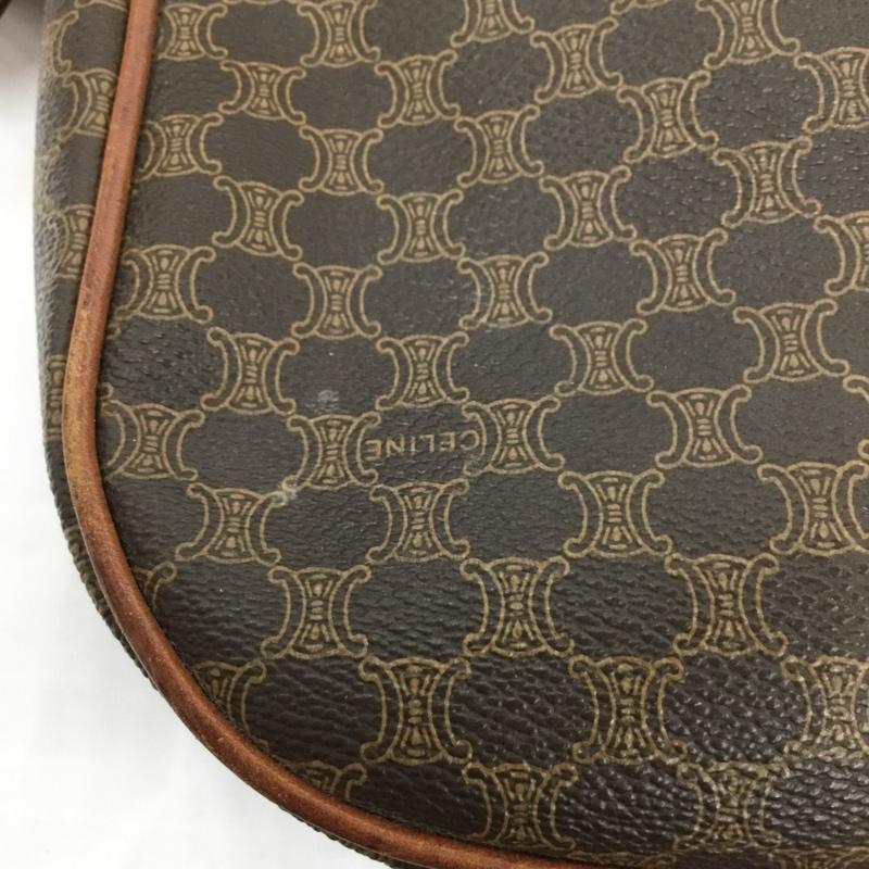 セリーヌ CELINE ショルダーバッグ ショルダーバッグ マカダム柄 総柄 茶 / ブラウン / レディース USED 古着 中古 10104230
