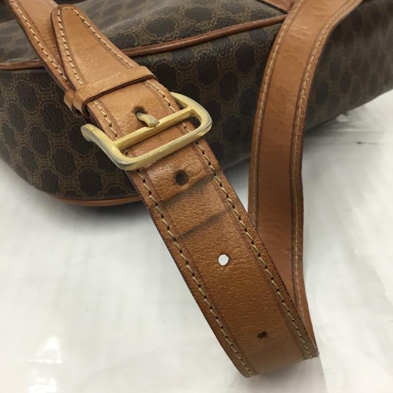 セリーヌ CELINE ショルダーバッグ ショルダーバッグ マカダム柄 総柄 茶 / ブラウン / レディース USED 古着 中古 10104230