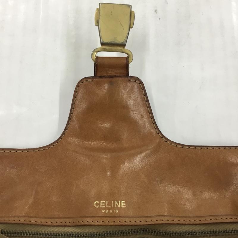 セリーヌ CELINE ショルダーバッグ ショルダーバッグ マカダム柄 総柄 茶 / ブラウン / レディース USED 古着 中古 10104230
