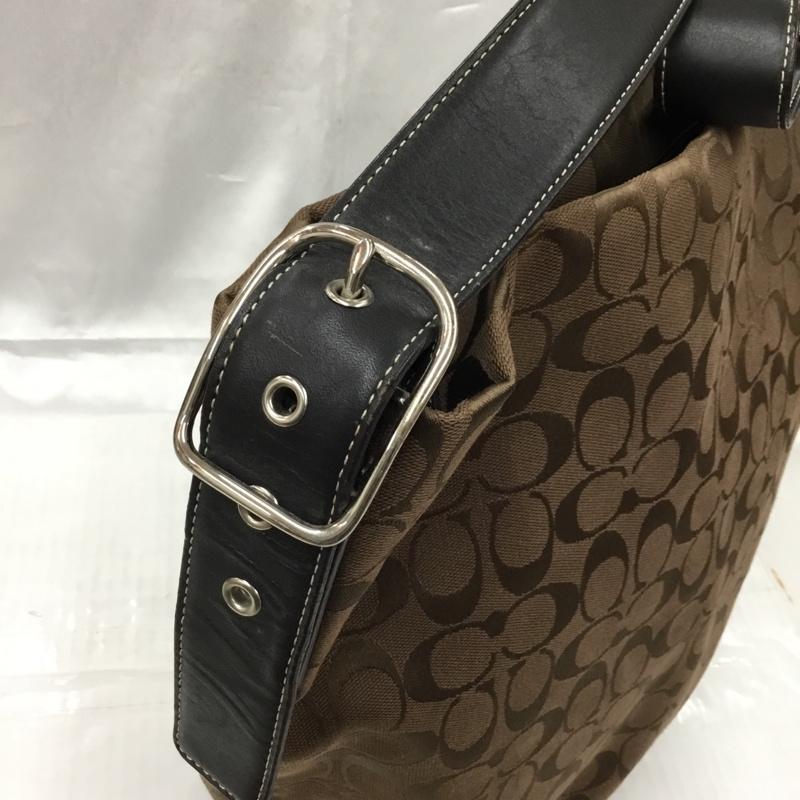 コーチ COACH ショルダーバッグ ショルダーバッグ 6083 シグネチャー 総柄 茶 / ブラウン / レディース USED 古着 中古 10104234