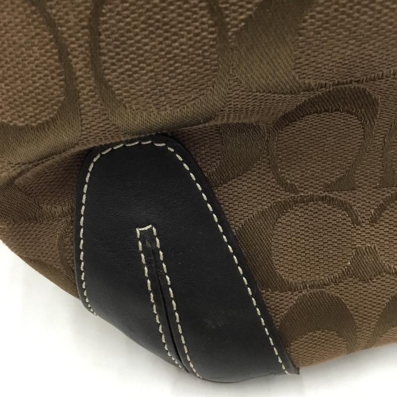 コーチ COACH ショルダーバッグ ショルダーバッグ 6083 シグネチャー 総柄 茶 / ブラウン / レディース USED 古着 中古 10104234