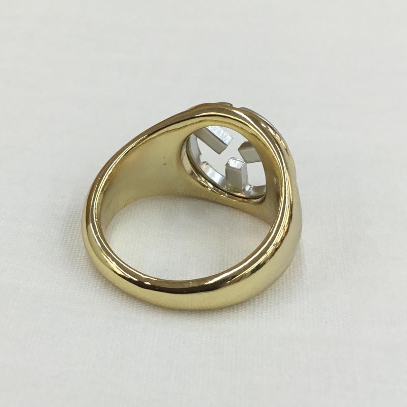 ティー TTT_MSW アクセサリー 指輪 銀 / シルバー / X 金 / ゴールド / メンズ USED 古着 中古 10104240