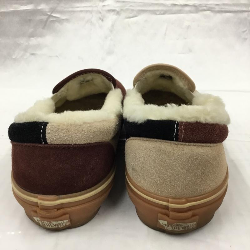 バンズ VANS スリッポン スリッポン V98CL Cher ボアムートン 26.5cm 26.5cm ロゴ、文字 茶 / ブラウン / X ベージュ / ベージュ / X 黒 / ブラック / メンズ USED 古着 中古 10104270
