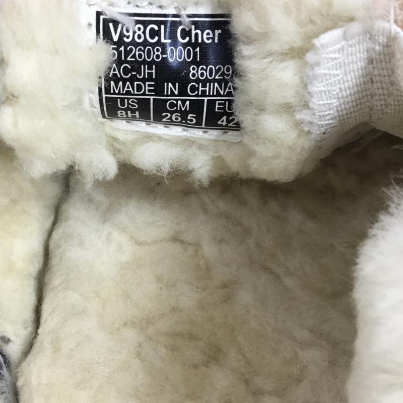 バンズ VANS スリッポン スリッポン V98CL Cher ボアムートン 26.5cm 26.5cm ロゴ、文字 茶 / ブラウン / X ベージュ / ベージュ / X 黒 / ブラック / メンズ USED 古着 中古 10104270