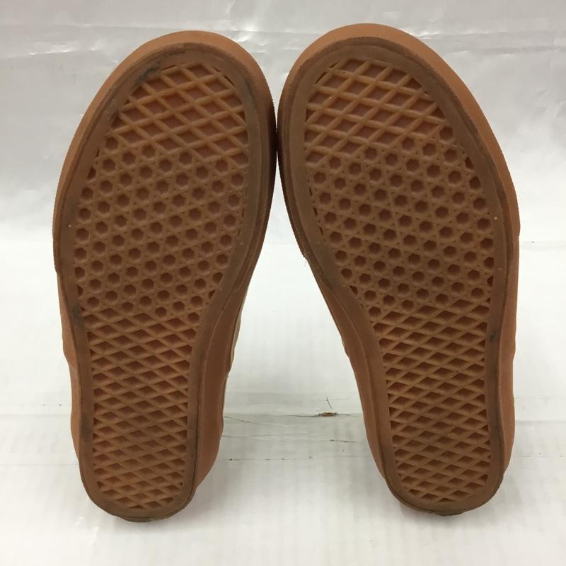 バンズ VANS スリッポン スリッポン V98CL Cher ボアムートン 23.5cm 23.5cm ロゴ、文字 茶 / ブラウン / X ベージュ / ベージュ / X 黒 / ブラック / レディース USED 古着 中古 10104276