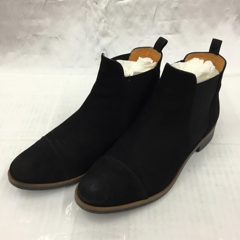 ランバンオンブルー LANVIN en Bleu ブーツ ショートブーツ 2321 23.5cm サイドゴアブーツ 23.5cm 無地 黒 / ブラック / レディース USED 古着 中古 10104279