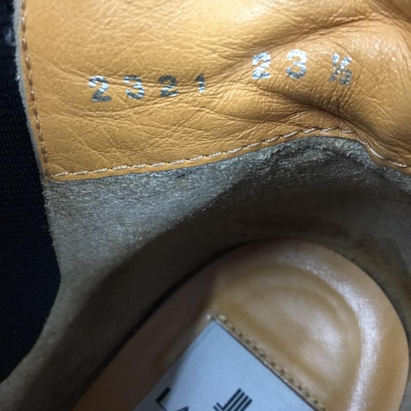 ランバンオンブルー LANVIN en Bleu ブーツ ショートブーツ 2321 23.5cm サイドゴアブーツ 23.5cm 無地 黒 / ブラック / レディース USED 古着 中古 10104279