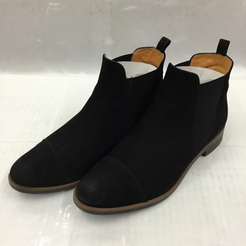 ランバンオンブルー LANVIN en Bleu ブーツ ショートブーツ 2321 23.5cm サイドゴアブーツ 23.5cm 無地 黒 / ブラック / レディース USED 古着 中古 10104279