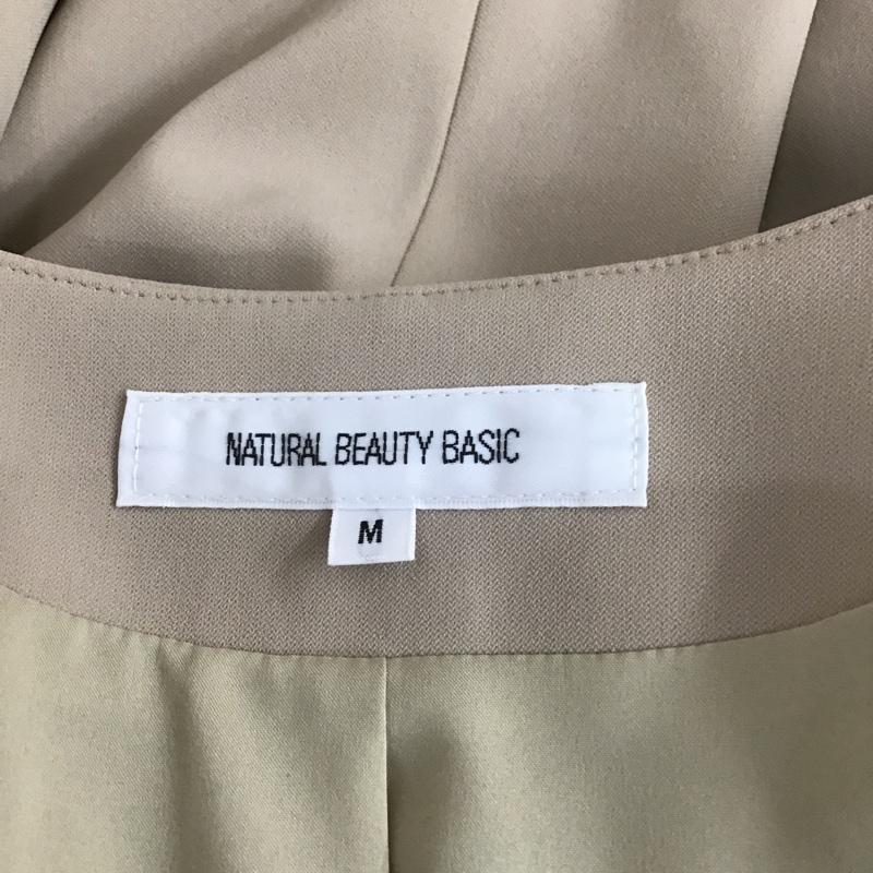 ナチュラルビューティーベーシック NATURAL BEAUTY BASIC ジャケット、上着 ジャケット、ブレザー M 無地 ベージュ / ベージュ / レディース USED 古着 中古 10104301