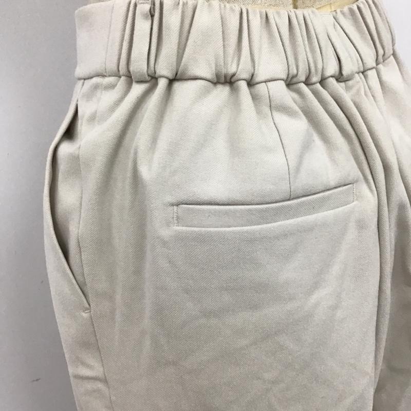 グローバルワーク GLOBAL WORK パンツ スラックス S 無地 オフホワイト / オフホワイト /  レディース USED 古着 中古 10104307