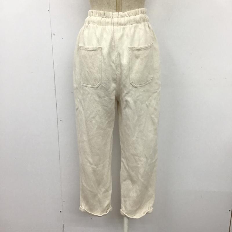 ザラ ZARA パンツ スラックス M 無地 アイボリー / アイボリー /  レディース USED 古着 中古 10104309