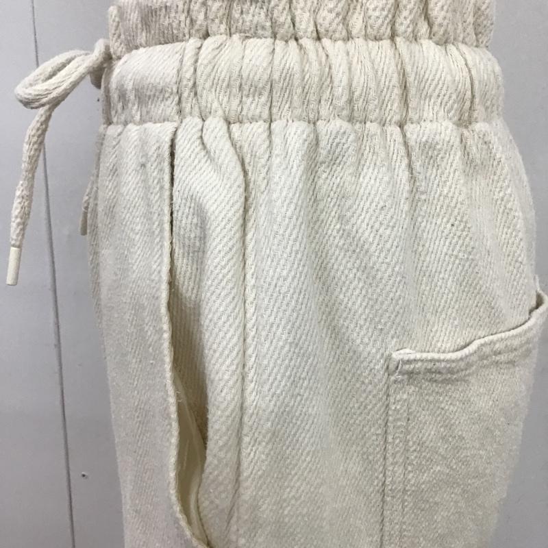 ザラ ZARA パンツ スラックス M 無地 アイボリー / アイボリー /  レディース USED 古着 中古 10104309