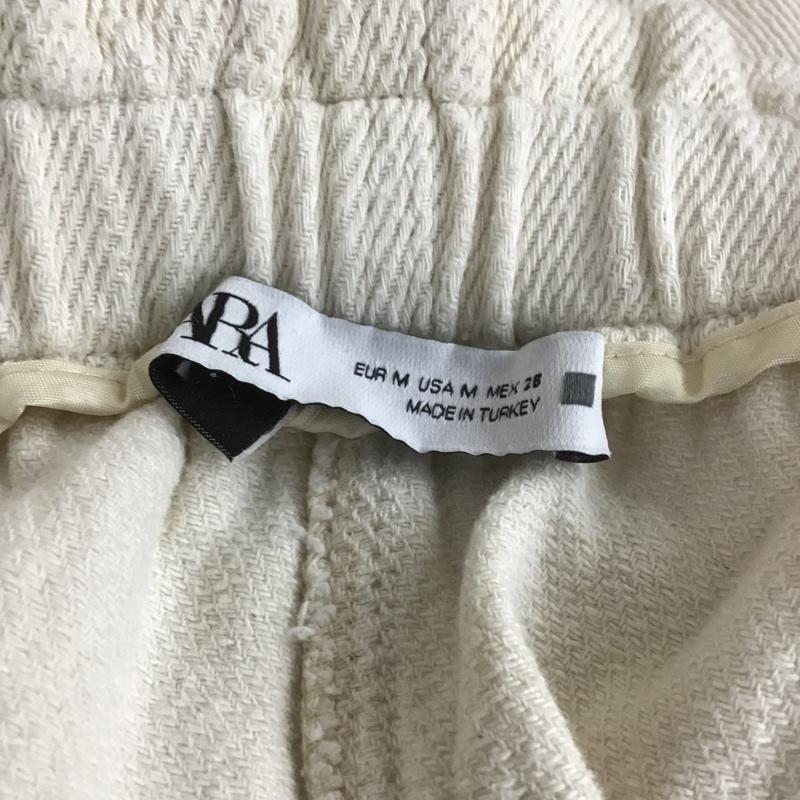 ザラ ZARA パンツ スラックス M 無地 アイボリー / アイボリー /  レディース USED 古着 中古 10104309