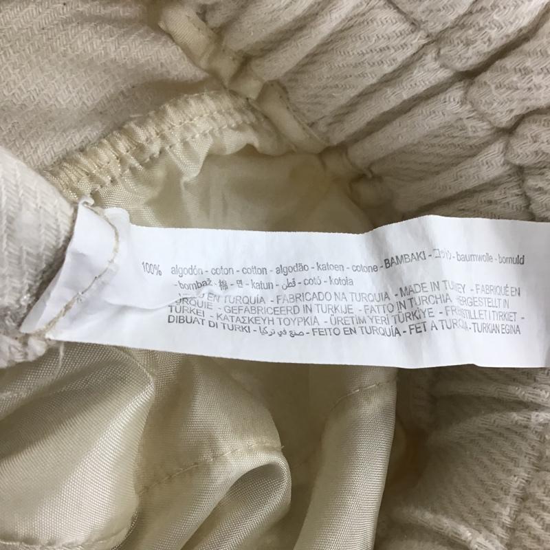 ザラ ZARA パンツ スラックス M 無地 アイボリー / アイボリー /  レディース USED 古着 中古 10104309