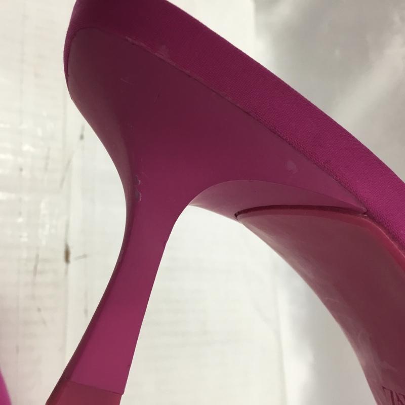 ザラ ZARA ミュール ミュール 2206 810 060 ポインテッドトゥ 25.5 EU39 無地 マゼンタ / マゼンタ / レディース USED 古着 中古 10104313