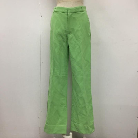 ザラ ZARA パンツ スラックス S 無地 薄緑 / ライトグリーン /  レディース USED 古着 中古 10104324