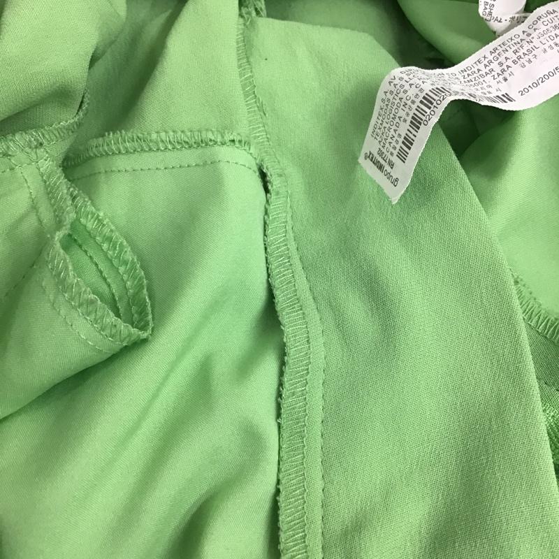 ザラ ZARA パンツ スラックス S 無地 薄緑 / ライトグリーン /  レディース USED 古着 中古 10104324