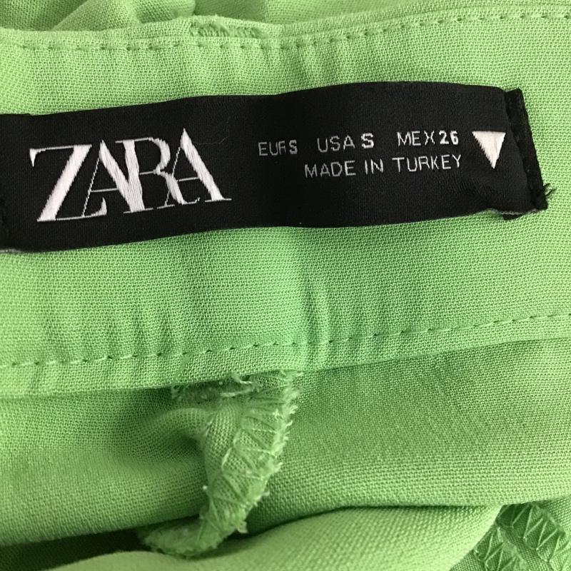 ザラ ZARA パンツ スラックス S 無地 薄緑 / ライトグリーン /  レディース USED 古着 中古 10104324