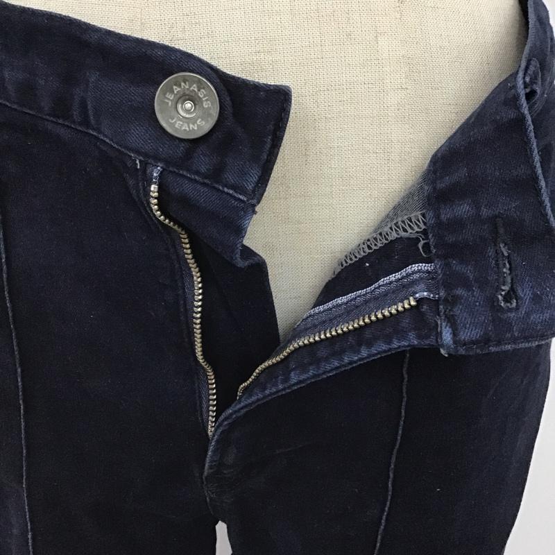 ジーナシス JEANASIS パンツ デニム、ジーンズ フレアパンツ M 無地 インディゴ / インディゴ /  レディース USED 古着 中古 10104325
