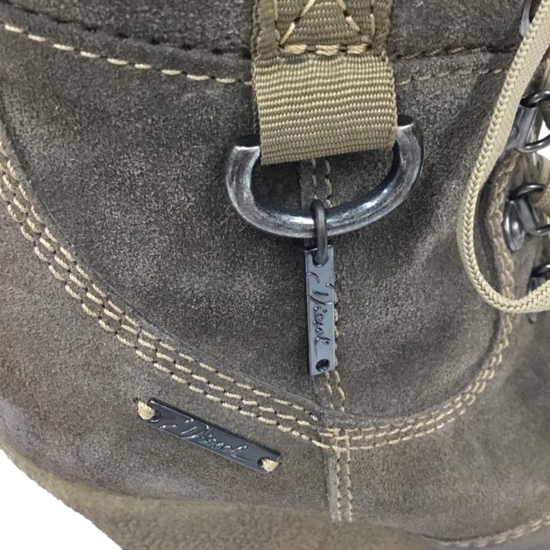 ディーゼル DIESEL ブーツ ブーティ レースアップ ウェッジソール 36 無地 灰 / グレー / レディース USED 古着 中古 10104329
