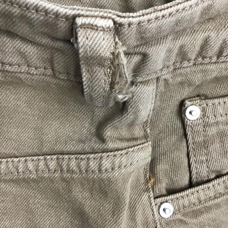 ザラ ZARA スカート ひざ丈スカート タイトスカート XS 無地 茶 / ブラウン / レディース USED 古着 中古 10104332
