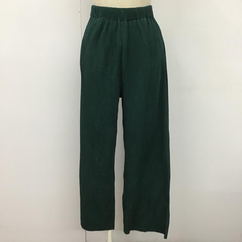 ローリーズファーム LOWRYS FARM パンツ スラックス FREE 無地 緑 / グリーン /  レディース USED 古着 中古 10104334